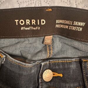 Torrid Skinny Premium Stretch Denim Jeans size 16R